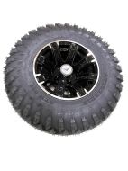 American Landmaster Tire and Wheel Assembly, Front, 25x8 Terra DOT AL BLK - 19171
