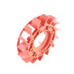 Hammerhead Performance Turbo Cooling Fan (Orange), Max Flow for 150cc, GY6 