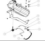 Hammerhead Fuel Tank Bracket, GTS/LE - H5260071