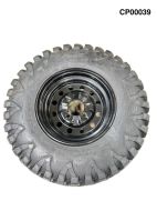 American Landmaster Premium Gladiator 25" Tire & Wheel Set of 4 with Black Steel Wheels - CA00057-R