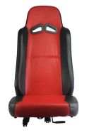 Trailmaster Seat, Left (Driver) Red Seat for 150cc / 200 / 300cc - 6000377150G000 replaces 6000377150G000-RED