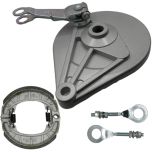 Hammerhead Mini Bike Rear Drum Brake Assembly for Coleman CT200 / MB200 - 54200-L