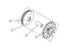 Hammerhead Clutch Variator, Front Driver Pulley for RZR 200 - 3055699