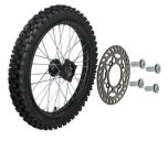 Apollo 17" Front 70/100-17 Wheel, Tire and Tube Assembly, 32 Spokes for Dirt Bikes 
