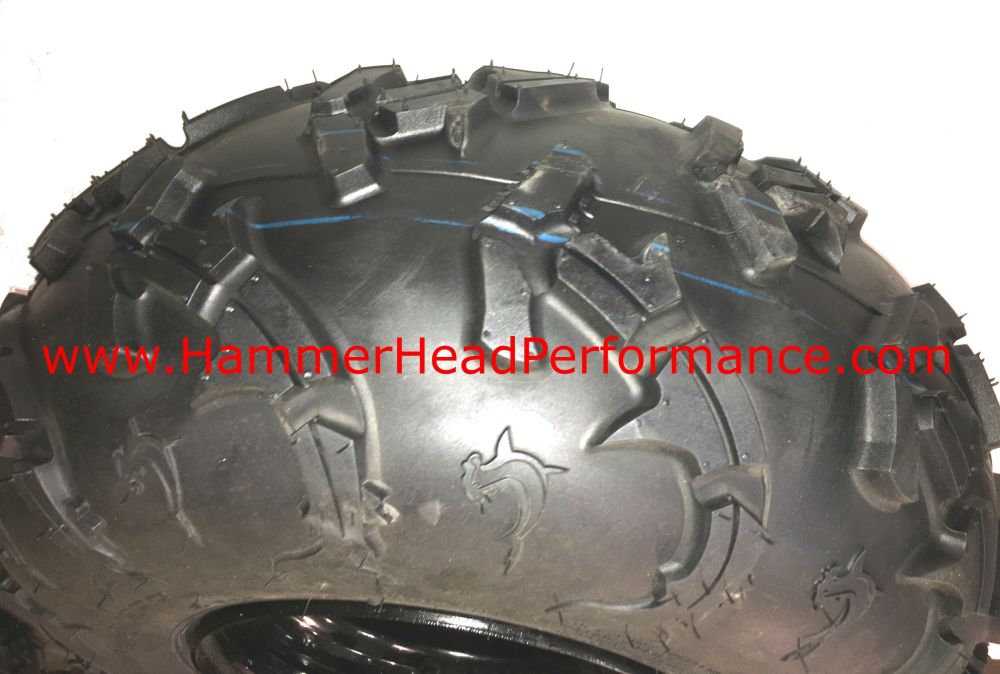 13-0903-01, Right Front Tire/Wheel Assembly 19x7-8 (black