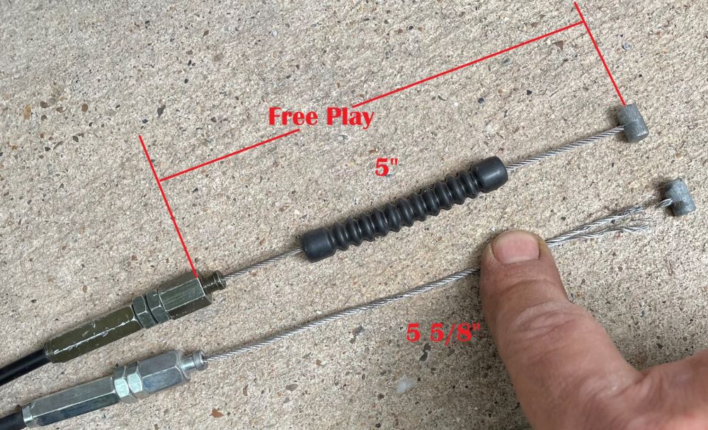 Hammerhead Throttle Cable 84