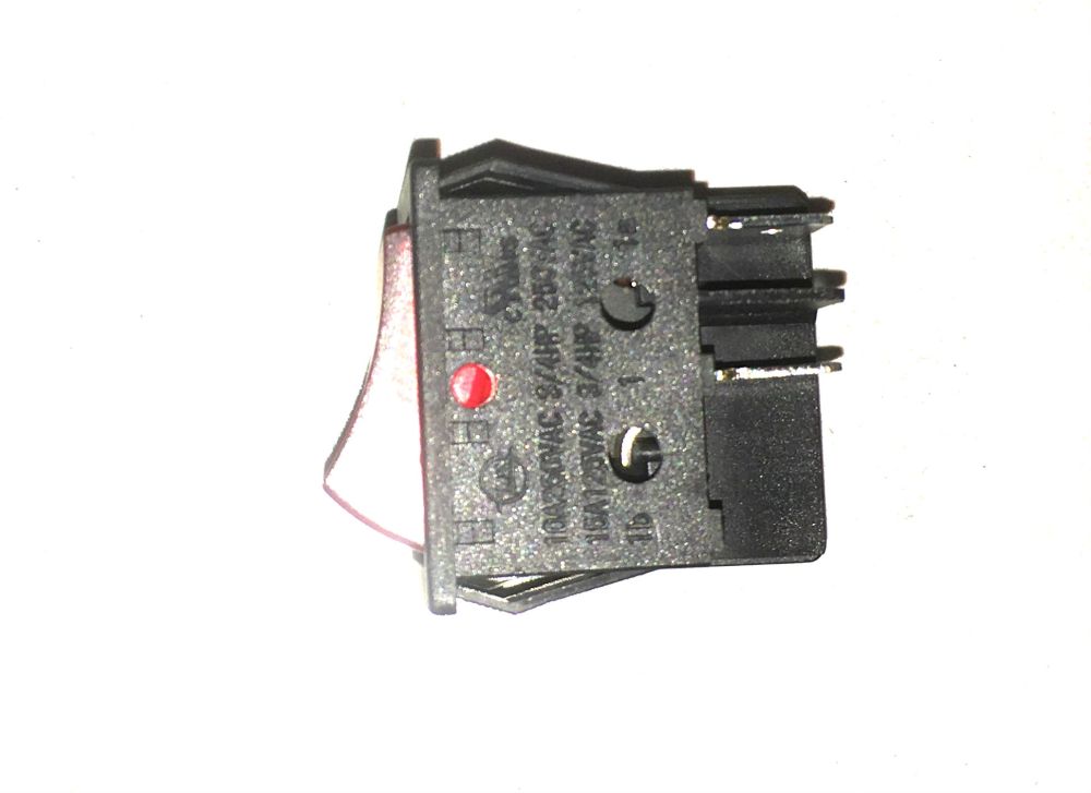 201018001, ROCKER SWITCH, KCD14, RED (engine kill) - LE