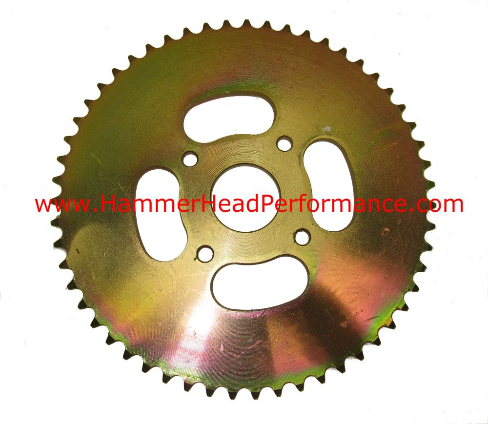 Hammerhead Sprocket 55T, Rear Axle Sprocket for Mudhead 208R and Mid-Siize  Gokarts - 23-1109-01