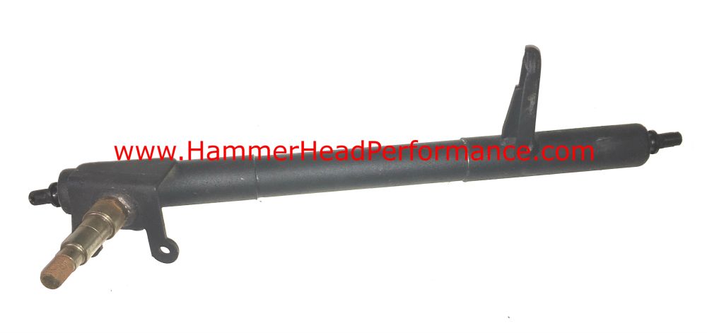 2.000.027-R, Left (Driver) Side Strut and Spindle - Black