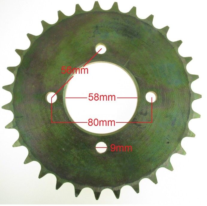 Kandi Sprocket, 31T 50P Rear Axle Drive Sprocket for 150 / 200