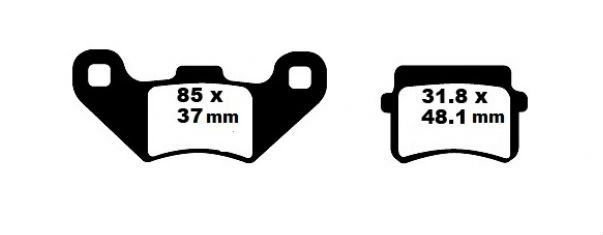 激安の BRAKE FRONT CALIPER (7.020.016) SET PAD 水上オートバイ用