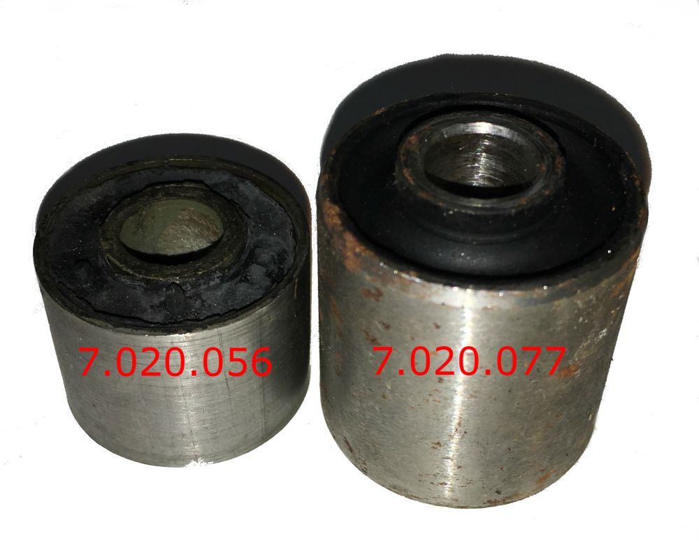 7.020.056, Rear Swing Arm Bushing / Engine Plate Bushing