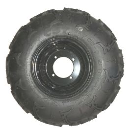 13-0901-01, Left Front Tire/Wheel Assembly 19x7-8 (black wheel/HH