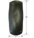 Hammerhead Fender, 15" x 7" Three Bolt Holes Fender for 80T and Trailmaster Mid-Size Gokarts  - 6.000.080 replaces 6.001.074, 6001074080G000