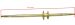 Kandi Axle, 33" for GK125G / 125GKG -  L5C0110GKG2080900