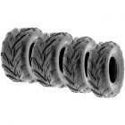 Hammerhead Complete Set of Four (4) Tire Package for 150cc / 250cc / 300cc Gokarts and UTVs