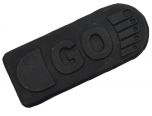 Hammerhead Pad, Rubber Throttle Pedal Pad for Mid-Size and Mini-Size Gokarts - 7.020.044 replaces 7020044080G000 