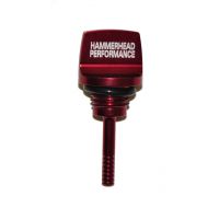 HammerHead Performance Oil Dip Stick, Billet Alumium with Logo - HHPdipstick replaces 172MM-013001, 20837111, 15058